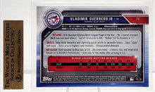 将图片加载到图库查看器,2019 Bowman Chrome Vladimir Guerrero Jr Rookie Card RC #73 BGS 9.5 Blue Jays