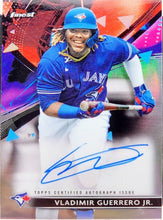 Load image into Gallery viewer, 2021 Topps Finest Vladimir Guerrero Jr. Auto #FA-VGJ Blue Jays On Card Autograph SGC Auto 10 / 9 Mint