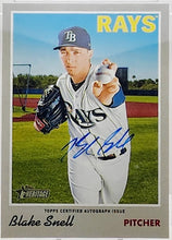 Load image into Gallery viewer, 2019 Topps Heritage Real One Auto Blake Snell #ROA-BS PSA 9 MT Auto Pop 1