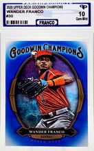 将图片加载到图库查看器,2020 Upper Deck Wander Franco ROOKIE Royal Blue Variation #30 Parish 10 Gem Mint