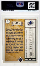 Load image into Gallery viewer, 1989 UPPER DECK STAR ROOKIE #1 KEN GRIFFEY JR. RC HOF PSA 9 DNA AUTO GRADE