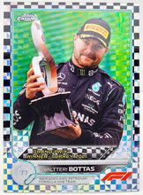 Load image into Gallery viewer, 2022 Topps Chrome F1 #166 Valtteri Bottas Checker XFractor