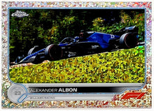 Load image into Gallery viewer, 2022 Topps Chrome F1 #124 Alexander Albon Mini Diamonds Refractor 169/299