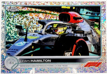 تحميل الصورة إلى عارض المعرض، 2022 Topps Chrome F1 Mini Diamonds Refractor #7 Lewis Hamilton #160/299
