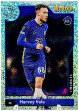 将图片加载到图库查看器,2021-22 Topps Merlin UEFA Harvey Vale /199 Aqua Speckle Refractor RC #58 CHELSEA