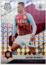 Load image into Gallery viewer, 2021-22 Panini Mosaic Premier League Mosaic Prizm Jacob Ramsey #126 Rookie RC
