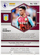 Load image into Gallery viewer, 2021-22 Panini Mosaic Premier League Mosaic Prizm Jacob Ramsey #126 Rookie RC