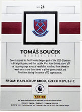 Load image into Gallery viewer, 2020-21 Panini Chronicles Panini Premier League Silver Circles #24 Tomas Soucek