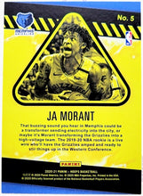 Load image into Gallery viewer, Ja Morant 2020-21 NBA Hoops High Voltage Holo Insert SP Memphis Grizzlies