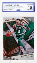 تحميل الصورة إلى عارض المعرض، 2018-19 Panini Revolution #52 Jayson Tatum CCG 10 Gem Mint