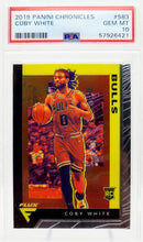 Load image into Gallery viewer, 2019-20 Panini Chronicles Flux Coby White #583 PSA 10 GEM