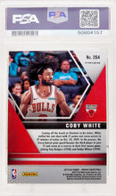 Load image into Gallery viewer, 2019-20 Panini Mosaic NBA Debut Green Mosaic Coby White Rookie RC #264 PSA 10 GEM Mint