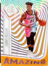 تحميل الصورة إلى عارض المعرض، بطاقة ISA 9 Mint من Panini Illusions Jimmy Butler Amazing Orange Acetate Miami Heat #20 لعام 2020-21