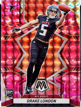 Load image into Gallery viewer, 2022 Panini Mosaic Pink Camo Mosaic Drake London Rookie #275 ISA 10 GEM Mint - walk-of-famesports