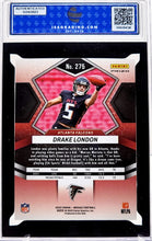 Load image into Gallery viewer, 2022 Panini Mosaic Pink Camo Mosaic Drake London Rookie #275 ISA 10 GEM Mint - walk-of-famesports