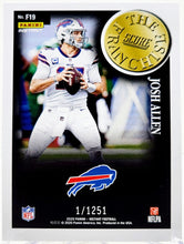 تحميل الصورة إلى عارض المعرض، Josh Allen 2020 Panini NFL Instant Score The Franchise #F19 Card 1/1251 - walk-of-famesports