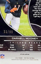 تحميل الصورة إلى عارض المعرض، 2022 Spectra Base Celestial SP 3/99 #21 Darnell Mooney Chicago Bears