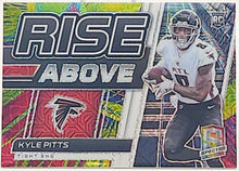 تحميل الصورة إلى عارض المعرض، 2021 Spectra Football Rise Above Meta 9/25 Kyle Pitts Rookie #RA-15 Atlanta Falcons