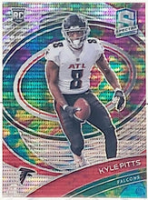 تحميل الصورة إلى عارض المعرض، 2021 Panini Spectra Celestial Rookie 30/99 Kyle Pitts #145 Rookie RC Atlanta Falcons
