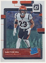 Load image into Gallery viewer, 2022 Panini Donruss Optic Daxton Hill Rated Rookie Silver Holo Prizm #257