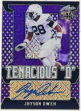 将图片加载到图库查看器,2021 Leaf Metal Draft - Tenacious D Autographs Mojo Purple #TD-JO1 Jayson Oweh 2/7