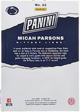 تحميل الصورة إلى عارض المعرض، 2023 Panini Father's Day Red #22 MICAH PARSONS 70/99 Penn State / Dallas Cowboys