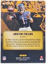 تحميل الصورة إلى عارض المعرض، جاستن فيلدز 2022 Panini Zenith Football Z-Team #ZT-12 Chicago Bears SP