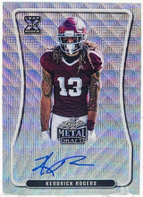 将图片加载到图库查看器,2022 Leaf Metal Draft #BA-KR1 KENDRICK ROGERS Rookie Auto Silver Wave /50