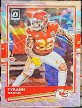 Load image into Gallery viewer, 2022 Panini Donruss Optic Tyrann Mathieu #4 Silver Prizm 171/199 Kansas City Chiefs RC