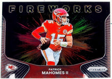 Load image into Gallery viewer, 2020 Panini Prizm Fireworks Patrick Mahomes II #5 Chiefs