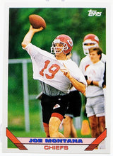 تحميل الصورة إلى عارض المعرض، 1993 Topps Joe Montana #200 Kansas City Chiefs