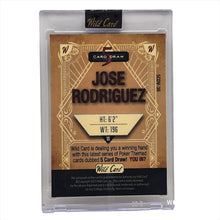 将图片加载到图库查看器,2023 Wild Card 5 Card Draw Auto 1/1 Jose Rodriguez #5CDCL-38 Phillies
