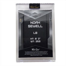 将图片加载到图库查看器,2023 Wild Card Alumination Crystal Holo Pink Auto 7/10 Noah Sewell #AB-93