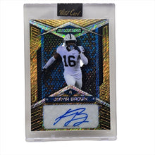 将图片加载到图库查看器,2023 Wild Card Alumination Auto Gold Shimmer 17/20 Ji'Ayir Brown #AB-67