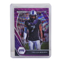 Load image into Gallery viewer, 2021 Panini Prizm Purple Wave Prizm Rookie Trevon Moehrig #146 Las Vegas Raiders