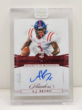 Load image into Gallery viewer, 2021 Flawless Collegiate Ruby Diamond Rookie Gem Auto 07/20 A.J. Brown #105