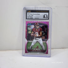 Load image into Gallery viewer, 2022 Bowman University Chrome Pink Refractor #1 Bryce Young CSG NM-MNNT+ 8.5