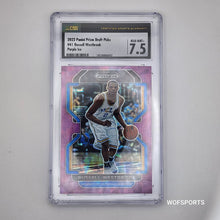 Load image into Gallery viewer, 2022 Panini Prizm Draft Picks Purple Ice /149 Russell Westbrook #41 UCLA CSG 7.5