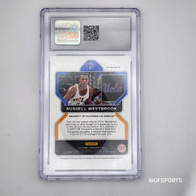Load image into Gallery viewer, 2022 Panini Prizm Draft Picks Purple Ice /149 Russell Westbrook #41 UCLA CSG 7.5