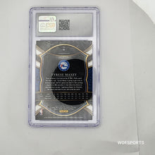 将图片加载到图库查看器,2020-21 Panini Select Red White Green Crake Ice Tyrese Maxey Rookie #81  CSG 9 Mint