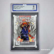 将图片加载到图库查看器,2022 Panini Donruss Bomb Squad Vince Carter #18 Toronto Raptors ISA 9