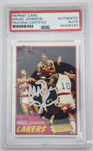 Load image into Gallery viewer, 1981 Topps Magic Johnson Auto #21 PSA Auto Authentic