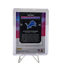 Load image into Gallery viewer, 2022 Panini Impeccable Rookie Patch /99 Aidan Hutchinson RC Detroit Lions #RPA-AHU