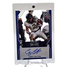 Load image into Gallery viewer, 2021 Leaf Metal Draft Blue Rookie Auto Corey Sutton BA-CS1 - Detroit Lions