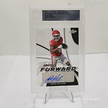 تحميل الصورة إلى عارض المعرض، 2021 Leaf Metal Flash Forward Auto Pre-Production Proof Clear Silver Mario Williams 1/1