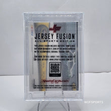Load image into Gallery viewer, KYLE BUSCH 2023 JERSEY FUSION TRIPLE RACE USED FIRE SUIT SWATCH /50 NASCAR