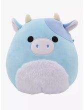 将图片加载到图库查看器,Squishmallows Clayton The Blue Cow 8" Stuffed Plush