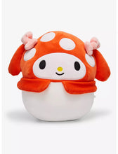 将图片加载到图库查看器,Squishmallows Sanrio Hello Kitty & Friends Squad - My Melody Mushroom 8" Stuffed Plush
