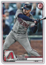 Load image into Gallery viewer, 2020 Bowman Baseball Cards #1-48 - Choose Yours