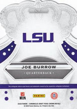 将图片加载到图库查看器,2020 Panini Chronicles Crown Royale Draft Picks Die Joe Burrow LSU Tigers